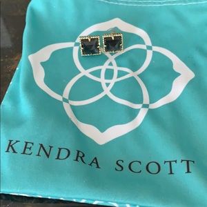 Kendra Scott black earrings